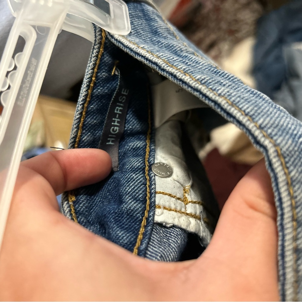 4/$10 Kendall & Kylie high rise jean shorts - Picture 5 of 5